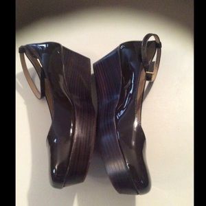 Pre loved Kate Spade leather wedge